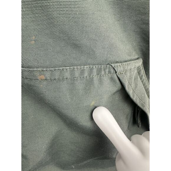 *Flawed Carhartt Jacket Shoreline Waterproof Breathable Green 2XL *Missing Hood - Picture 11 of 16